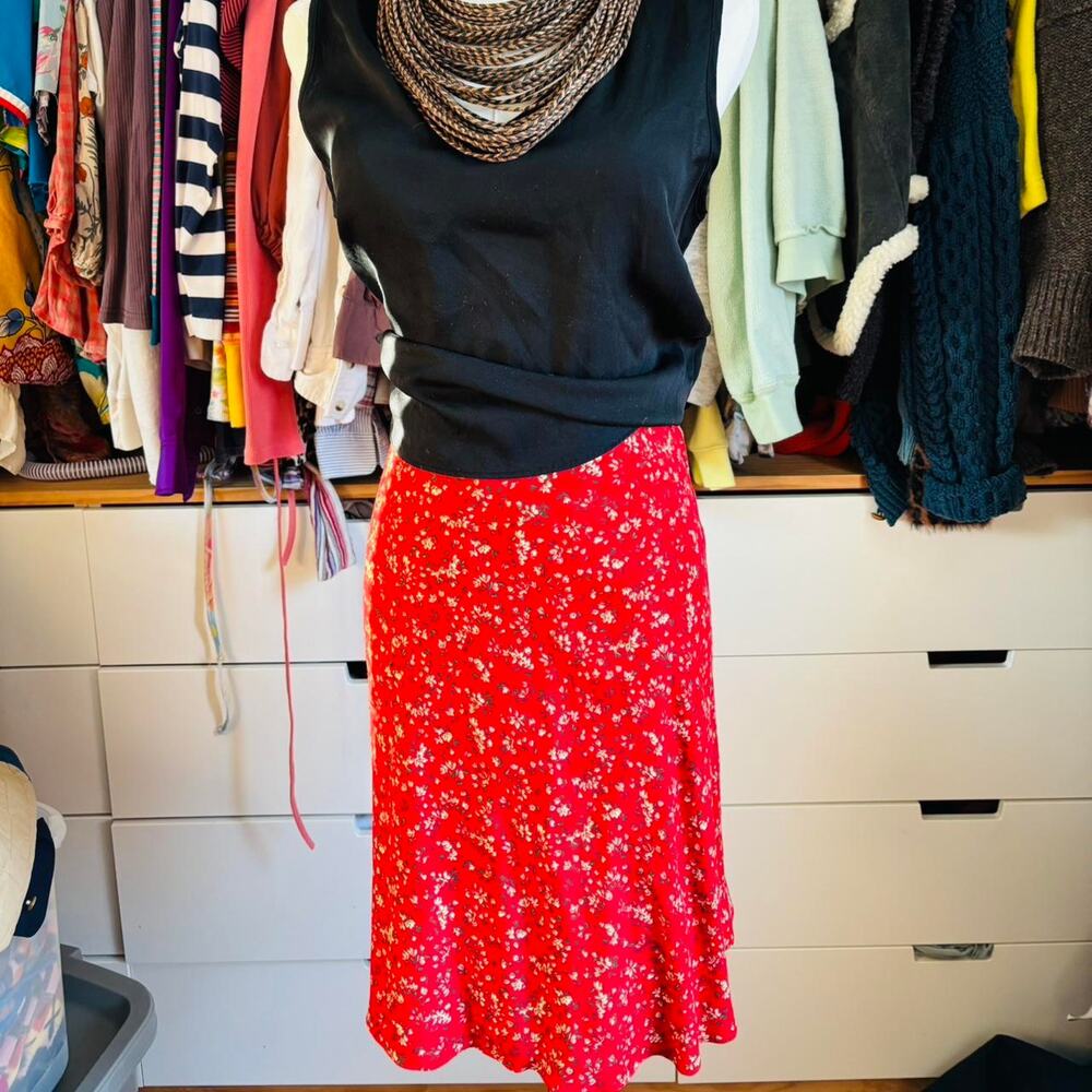 90s vintage express silky flowy - Picture 5 of 5